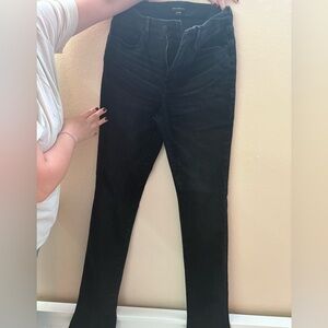 Black Jeans Slim Fit, belt sleeves